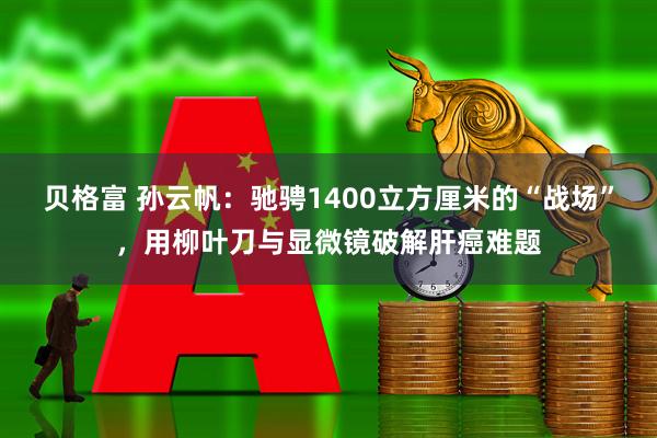贝格富 孙云帆：驰骋1400立方厘米的“战场”，用柳叶刀与显微镜破解肝癌难题